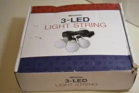 4 Patriots 810026147029 3-led Light Bulb String Energy Efficient Switch 4 Patriots 810026147029 3-led Light Bulb String Energy Efficient Switch