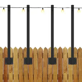 200800f3370j01y450851 Abizarch Best 4pcs Suspension String Light Poles Metal Outdoor Hanging Sturdy Patio Post
