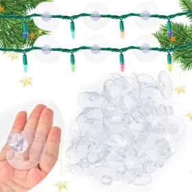 Accencyc 738170806794 Christmas Light Suction Cups Lights String Cup Holiday Ligh
