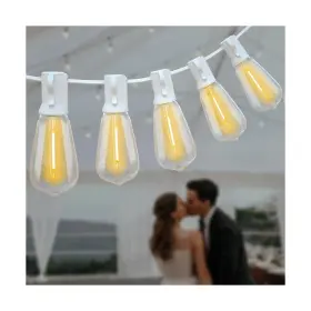 Ots100050-tx20w0-st38sr122 Achin Outdoor String Lights White 100ft Led Patio Waterproof W