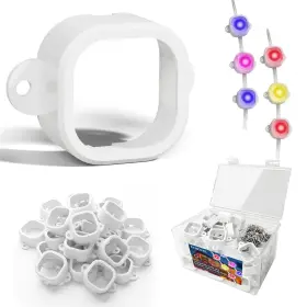 H706wht-75p Acnoyel 75 Set Light Clips For Govee Outdoor Lights H706 Mounting Bracket Clip With