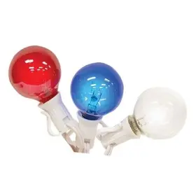 Cw-ml03663 Actifo Patriotic Patio Lights 10ct 9ft