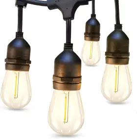 Addlon 445002450423 Led Outdoor String Lights 24ft With Edison Vintage Shatterproof Bulbs And Addlon 445002450423 Led Outdoor String Lights 24ft With Edison Vintage Shatterproof Bulbs And
