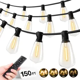 A0902400300145 Addlon Outdoor String Lights With Remote Waterproof Patio Light Etl Listed Shatterproof