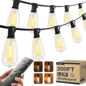 A09050101009 Addlon 200ft 50ft 4 Led Outdoor Lights Waterproof Patio With 64 Shatterp