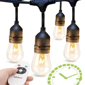 A09jw010101001 Addlon 48 Ft Outdoor String Lights Timer Control Commercial Grade Weatherproo