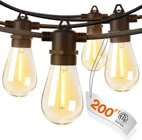 A09jw010240-1 Addlon 200ft 4-pack 50ft Led Outdoor String Lights With Shatterproof Bulbs New