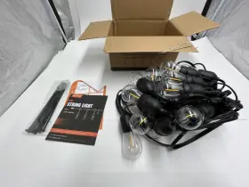 A09jw010271 Addlon Led Outdoor String Light 48 Ft With Edison Vintage Bulb