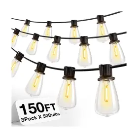 A09jw030301004 Addlon 150 Ft 3x50ft Outdoor String Lights Waterproof Patio Etl List