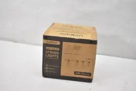 A09jw041001002-5 Addlon Solar String Lights Outdoor Waterproof 48ft E17 Base Bulbs Remote Control