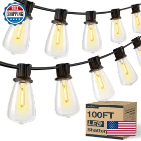 B0cntdgp5n Addlon 100ft Led Outdoor String Lights Waterproof Patio Shatterproof Dimmable