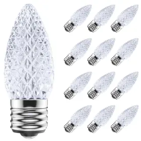 B0dhh73qd3 Ajoniam C9 Led Christmas Replacement Bulbs 50-pack Cool White Shatterproof