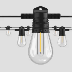 Hy-s14-5015-es Alitade 50ft Led Outdoor String Lights Shatterproof Ip65 S14 Maximum 918ft Li