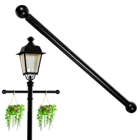 713374 Alrhso Lamp Post Cross Arm 16 Inch Black Bar Outdoor Lamps Accessor