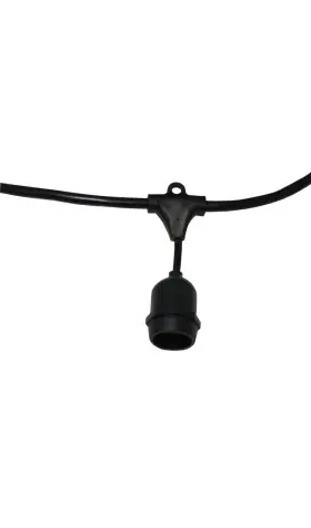 Ls-ms-24-48-bk American Lighting Commercial Grade Light String Medium Base