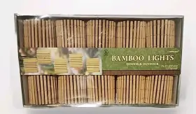 Amscan 048419750444 Bamboo String Lights 10pc. Set Patio Party Tiki Indoor/outdoor