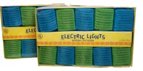 240970 Amscan 2-pack Multi Color 10 Light Patio Party String Lights Set 22 Feet Total