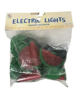 249825 Amscan Watermelon Slice String Lights Indoor/outdoor