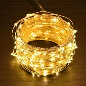 11ssl006-66ft-3k Apluschoice 66 Ft 200 Led String Starry Fair Light Battery 8 Mode Christmas Outdoor D Cor