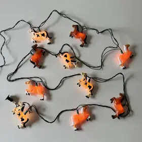 10b-w Art Lines Inc 2003 Horse Pony 10 Light String Set - Line 12 Foot