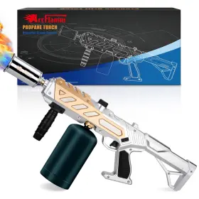 Gf-8101 Artflamm Powerful Propane Torch Gun Kitchen Grill With Gold And Silver