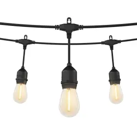 1806281 Artika Blaze 20 Led Bulb Outdoor Solar String Lights Matte Black