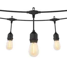 Out-bzso-c2bl Artika Blaze 20 Led Bulb Outdoor Solar String Lights Matte Black