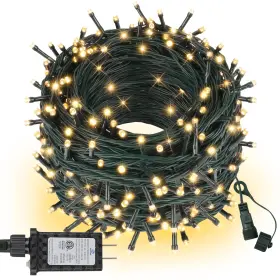 B0fgpvjpy5 Asenek 197ft 600 Led Christmas Tree Lights Connectable 8 Modes Timer Indoor/outd