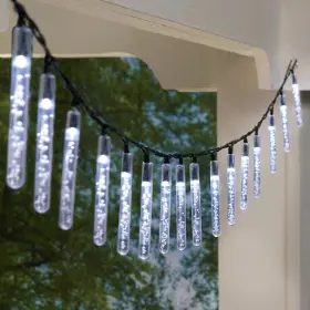 70343 Atcs Solar Led Faux Bubble String Lights Outdoor Lighting Yard Garden Decor 3 Colors