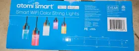 At010124 Atomi Smart 48 Inch Wifi Color String Lights With 24 Bulbs And Sockets