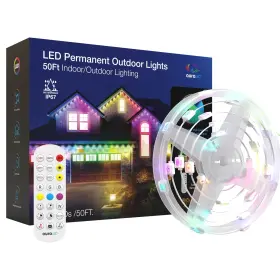 30047 Auraled Permanent Led Indoor / Outdoor Christmas Lights 50ft. Remote