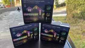 4671170206 Auraled 3 Boxes Of String Lights 50ft Multicolor Waterproof Remote Controlled