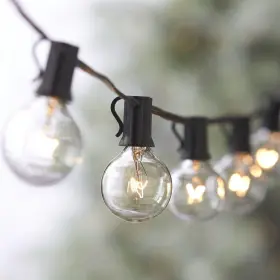 Austin Light Co. 313100836890 25-foot G40 Globe String Lights With Bulbs Ul Listed Indoor And Outdoor Commerc