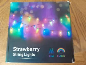 Bwsl10 Avatarcontrols Strawberry C7 Christmas Lights Show 50led 33ft Each Diy App&remote Expandable