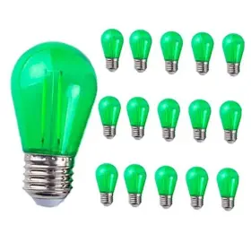 B0b2mhy5sf 750439291325 S14 Led Bulbs 2w Replacement Bulb Outdoor String Light Filament Green