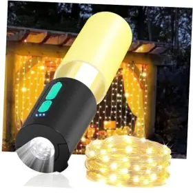 Cl02 Bairth Upgraded Camping String Lights 33ft 8 Modes 4 In 1 Design