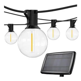 St066 Banord Led 27 Foot Solar String Lights 13 Shatterproof Bulbs For Outdoor Use
