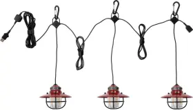 Liv-267 Barebones Living New Edison String Lights Red