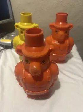 3blow Beacon 3 Blow Mold Lantern Party Vtg String Light Bears Rv Patio Mcm Replacements