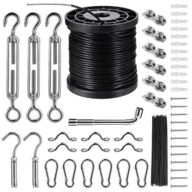Bestnewll 631161430957 String Lights Hanging Kit Globe Suspension Outdoor Light Gu