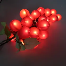 Bethlelehem Lighting 795919270179 Indoor Large Grape Cluster String Lights Red