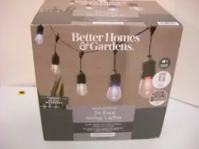 Better Homes 714176032573 And Gardens 24 Foot String Lights Color Chasing With Remote