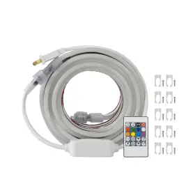 Better Homes & Gardens Bh5706424816005 And 800-light 32-feet Plug-in Rgb Outdoor Neon Strip Lights