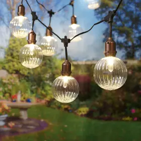 Bhd302138916001 Better Homes & Gardens And 10-count Warm White Led Ribbed Outdoor String Lights