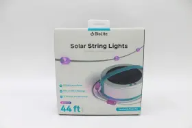 Ssb0102 Biolite Solar String Lights 44ft Cord Multicolor Usb-c Or Rechargeable