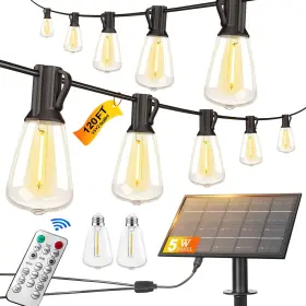 B0fhvqzsjx Bliatlus 120ft Solar String Lights Outdoor Waterproof Remote Control Led