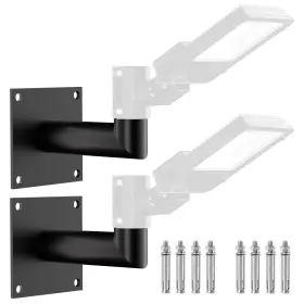 Jy-bgj-n-2 Bloazzup 2 Pack 90 Degree Wall Mount Bracket For Slip Fit Light Tenon Fitter Ada