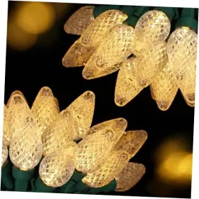 I1-50-2-c7 Bortex Industry Co Ltd 2-set C7 Led Christmas String Lights 25.16ft 50 2 Pack Warm White