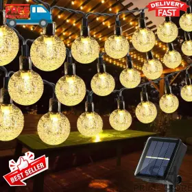 S100qpq-v-x1 Branded 56ft Outdoor Solar String Lights For Patio Waterproof Connectable 100 Led Light