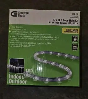 Led-dl-2w-27ft-ex-w-1.5 Bright Led-dl-2w-27ft-ex-w-1 Commercial Electric 27ft Led Rope Light Kit White Led-dl-2w-27ft-ex-w-1.5 Bright Led-dl-2w-27ft-ex-w-1 Commercial Electric 27ft Led Rope Light Kit White